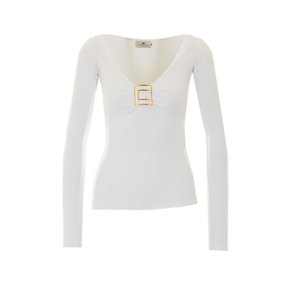 Elisabetta Franchi Women Jersey With Jewel Logo